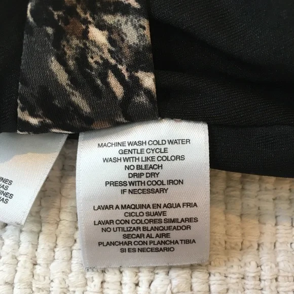 Nine West animal print ‘wrap’ dress Size 4 - Picture 5 of 13